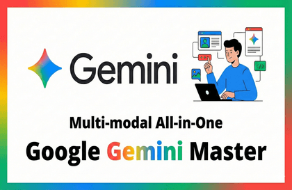 대세는 구글 제미나이 완전 정복 - 입문자도 전문가처럼 쓰는 멀티모달 올인원강의 썸네일