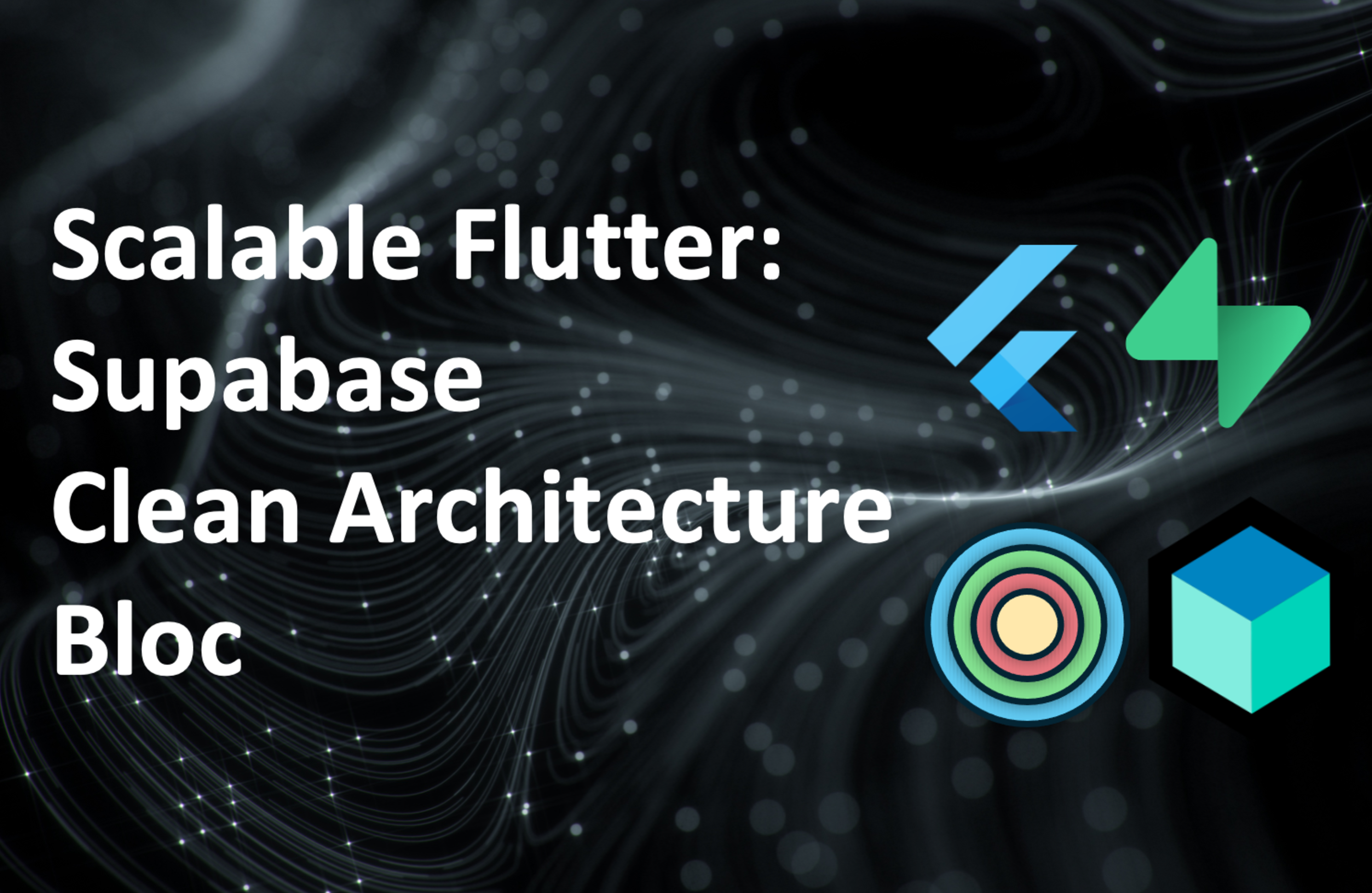 확장성 있는 Flutter App: Supabase, Clean Architecture & Bloc 강의 이미지