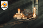 Thumbnail image of the Blender 3D – Model a Medieval Researcher’s Desk