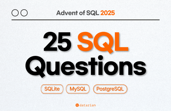データ分析のためのSQL問題演習 (Advent of SQL 2025) のサムネイル