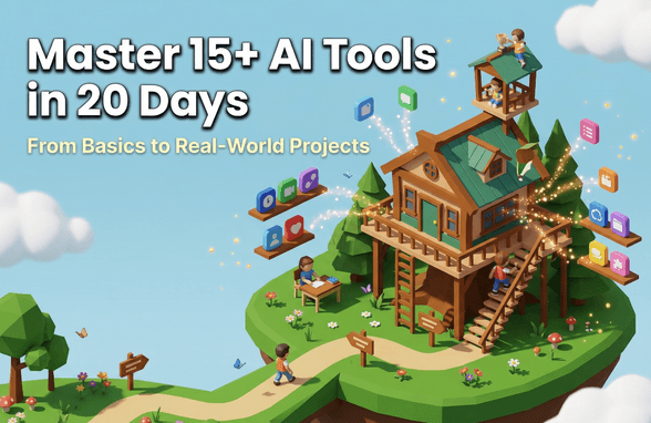 AI Beginner-Intermediate Lectures & Challenges - 15 AI Tools All at Once! (Includes 4-Week Completion Study Materials + Assignments) thumbnail