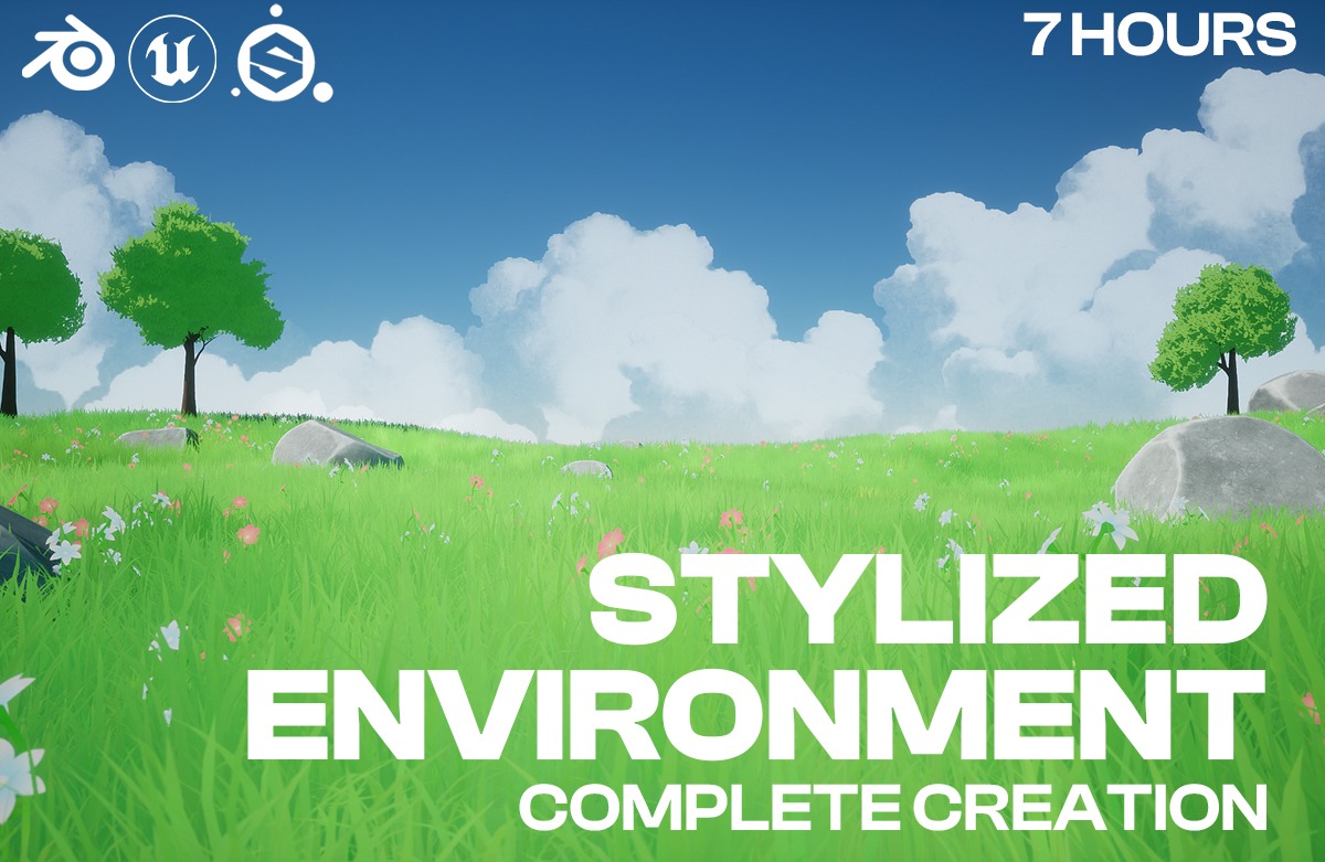 Creating a Stylized Environment in Unreal Engine 5 강의 이미지