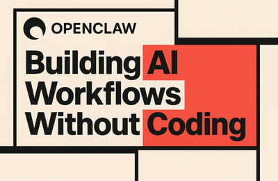 (무료 Live) 코딩 없이 AI 워크플로우 구축 — OpenClaw  아키텍처부터 실습까지