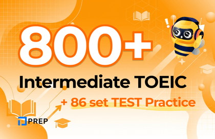 [Advanced TOEIC 800+] Global Lectures + TOEIC 4-Skill Mock Exam Bombardment (86 Sets)Course Thumbnail
