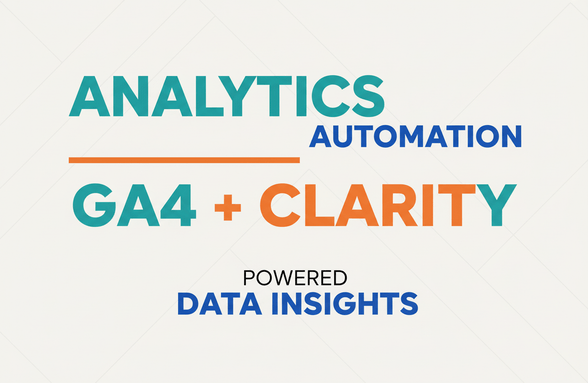 Googleアナリティクス(GA4)＋Microsoft Clarityを活用した分析自動化 のサムネイル