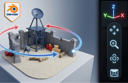 Blender Navigation Essentials: Viewport Controls and Shortcuts