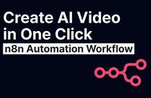 AI活用動画制作ワークフロー：非専門家のためのワンクリック自動化システム のサムネイル