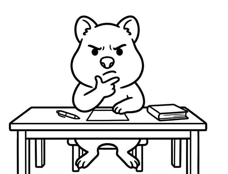 고민하는 이미지