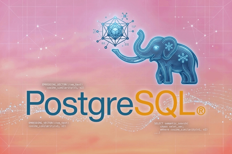 AI 시대의 데이터 유형 — JSONB 비정형 데이터, 로그 데이터, pgvector 기반 임베딩 벡터 데이터를 PostgreSQL 하나로 처리하는 구조