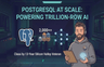 2,000++억건 데이터를 다루는 실리콘 밸리 AI 개발자의 PostgreSQL 프로필 이미지