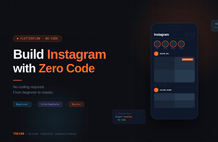 노코드 앱 개발 마스터 과정 : FlutterFlow로 인스타그램 클론 앱 개발 입문부터 완성까지 썸네일