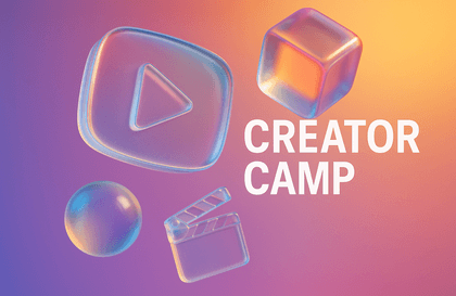 [크리에이터 캠프] 비전공자도 가능한 1인 크리에이터(영상 기획•제작 실무) 첫걸음