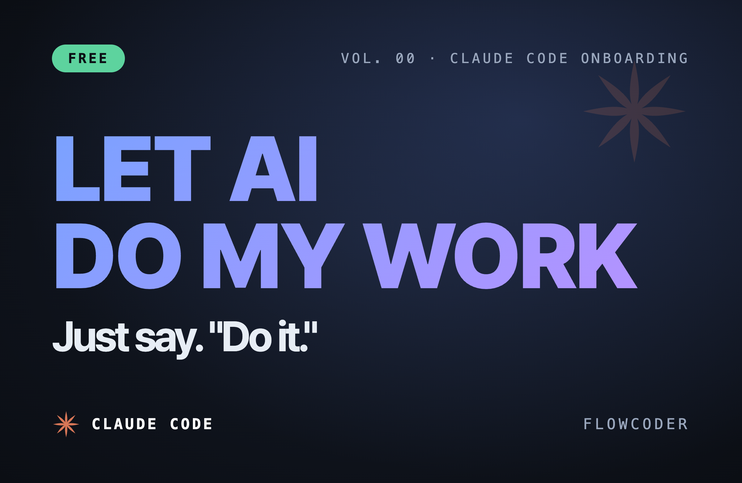 AI 처음으로 일 시키기 — Claude Code 에이전틱 자동화 강의 이미지