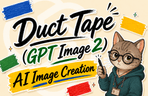 Thumbnail image of the [2026 최신] 2시간으로 끝내는 덕테이프 (GPT Image 2) - AI 이미지 생성 활용법