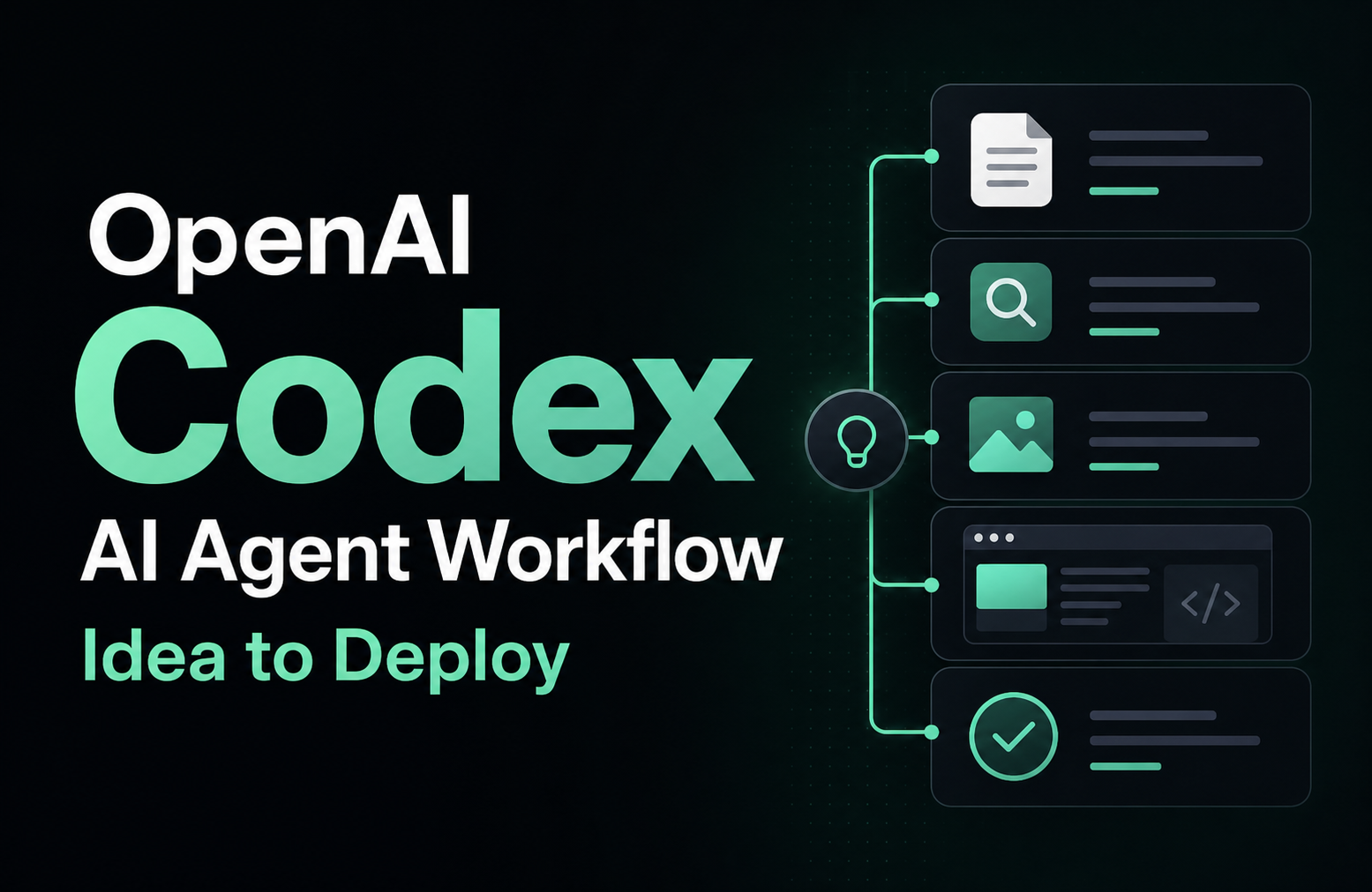 OpenAI Codex로 시작하는 AI 에이전트 실전 워크플로우 강의 이미지