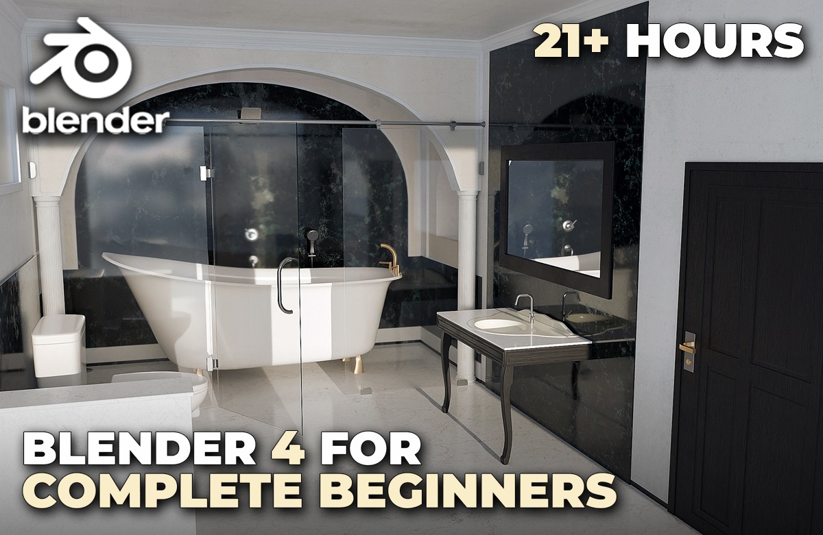 Blender for Complete Beginners! 강의 이미지