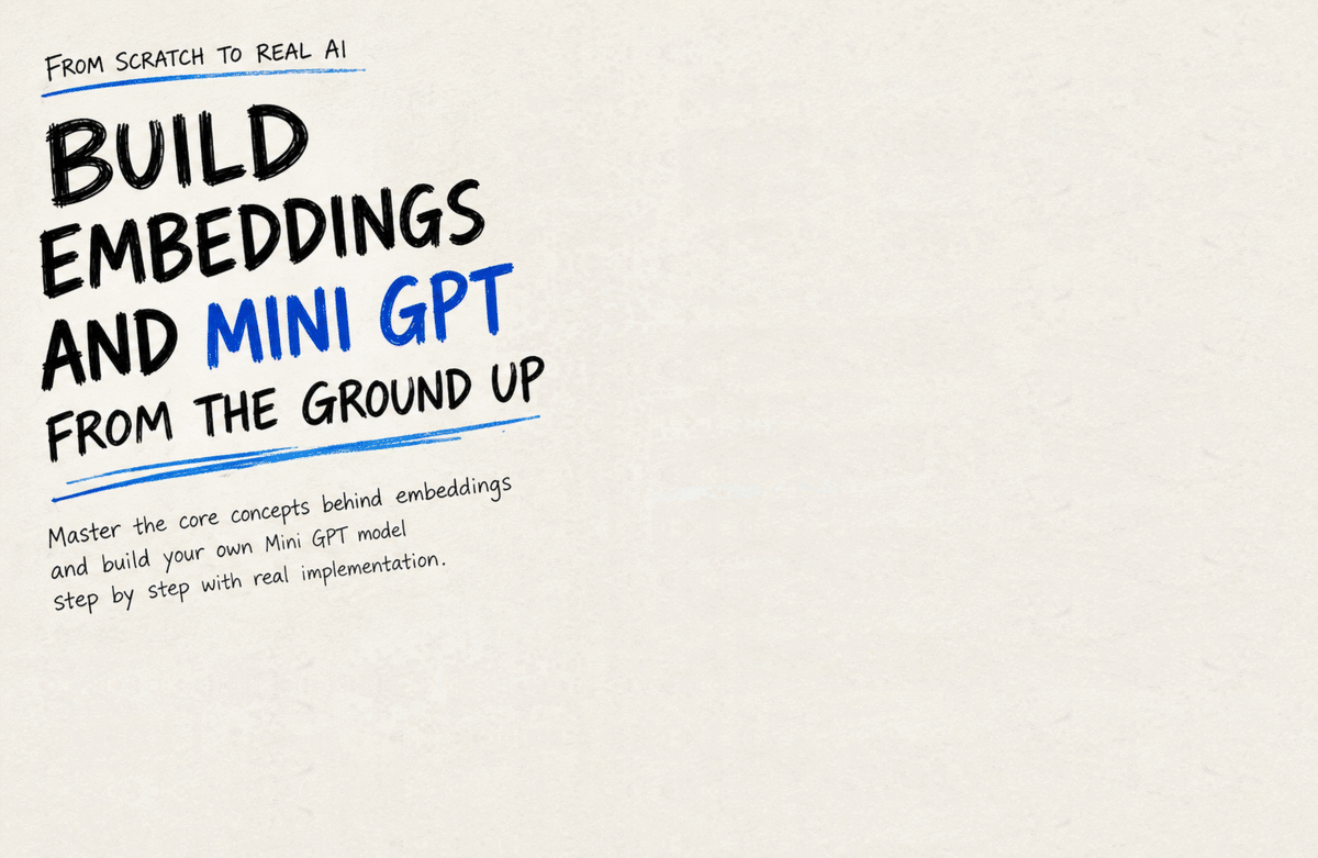 실리콘밸리 개발자가 알려주는 임베딩과 Mini GPT