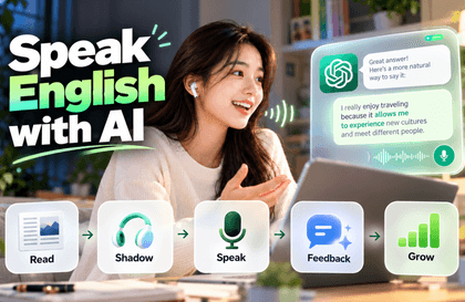 Lộ trình hội thoại tiếng Anh với ChatGPT: Nói, sửa lỗi và ôn tậpHình thu nhỏ khóa học