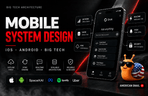 Thumbnail image of the 미국 빅테크처럼 설계하는 모바일 애플리케이션 iOS, Android 시스템 디자인