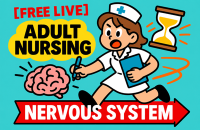 【無料Live】看護師国家試験対策 成人看護学（神経系）要約まとめ 第2回