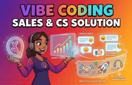[Vibe Coding] No Coding Knowledge Needed! Build a Sales & CS Solution in Just 10 Minutes강의 썸네일