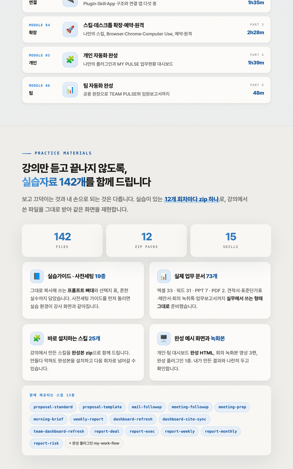 처음 시작하는 ChatGPT Work 강의 상세소개 6 / 7