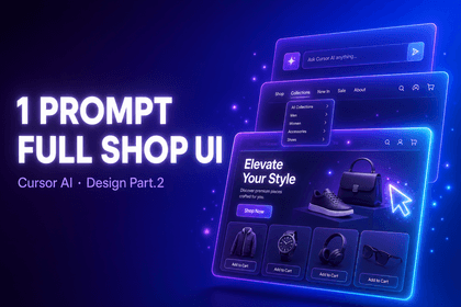 Developing an Online Store Solo with AI Vibe Coding (Design) Part 2: Main Page and Navigation Menu 2Course Thumbnail