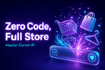 Thumbnail image of the Tự mình phát triển trang mua sắm bằng AI Vibe (Vibe) Coding (phần thiết kế) Part.1 Cơ bản 1 - Cursor AI