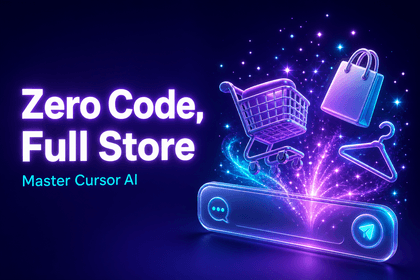 AI Vibe（バイブ）コーディングで一人でショッピングモールを開発する（デザイン編）Part.1 基礎1 - Cursor AI講義サムネイル