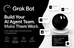 Thumbnail image of the Inflearn’s first Grokbot course: turn a one-person company into a 20-person AI organization, with Grokbot enabling 24/7 automated operations that replace every task done on a computer.