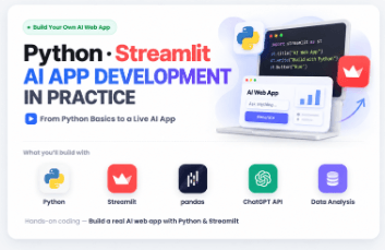 NAVERの実務担当者から学ぶPython・Streamlit AIサービス開発の実践講義サムネイル