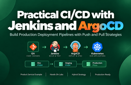 Practical GitOps CI/CD with Jenkins and ArgoCDCourse Thumbnail