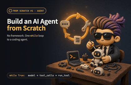 フレームワークなしで作るAIエージェント入門講義サムネイル