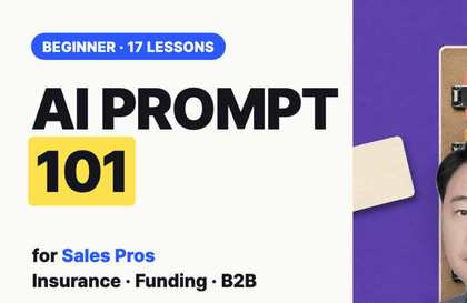 First Steps in AI Prompting for Sales Professionals — Five Order Form Fields and Practical RecipesCourse Thumbnail