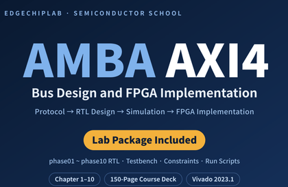 AMBA AXI4バス設計とFPGA実装 — RTLからシステム統合まで講義サムネイル