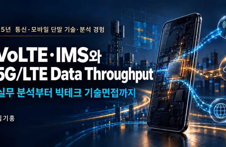 VoLTE·IMS와 5G/LTE Data Throughput 강의 표지