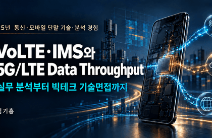 VoLTE·IMS와 5G/LTE Data Throughput: 실무 분석부터 빅테크 기술면접까지강의 썸네일