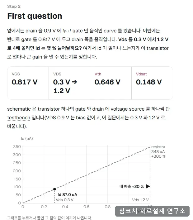 Lab 1 의 첫 질문 화면