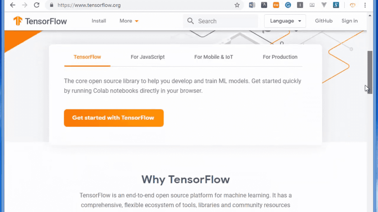 machine learning development environment