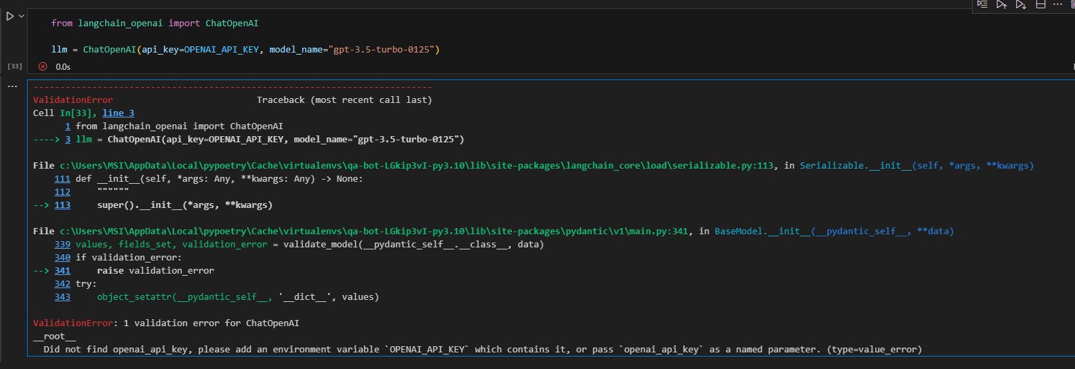 OPENAI_API_KEY 인식중에 에러가 발생하네요, - 인프런 | 커뮤니티 질문&답변
