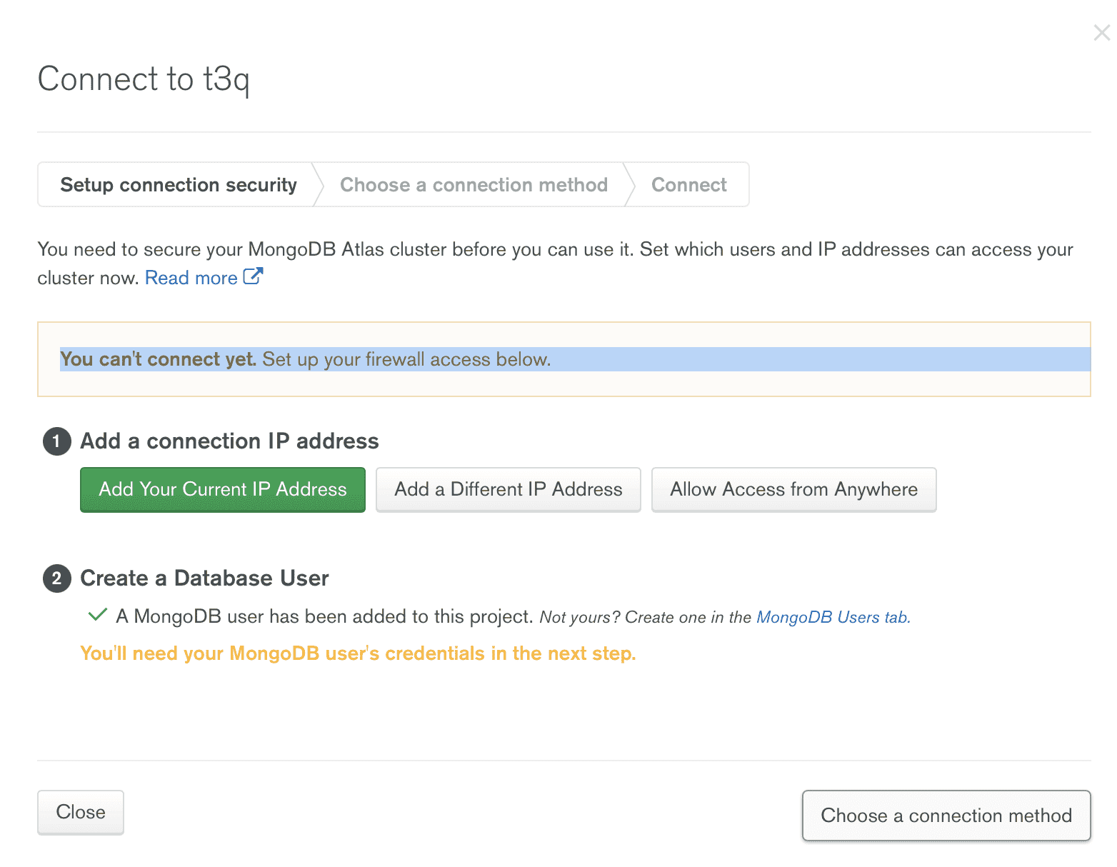 몽고db 방화벽문제 ㅠㅠ - 인프런 | 커뮤니티 질문&답변