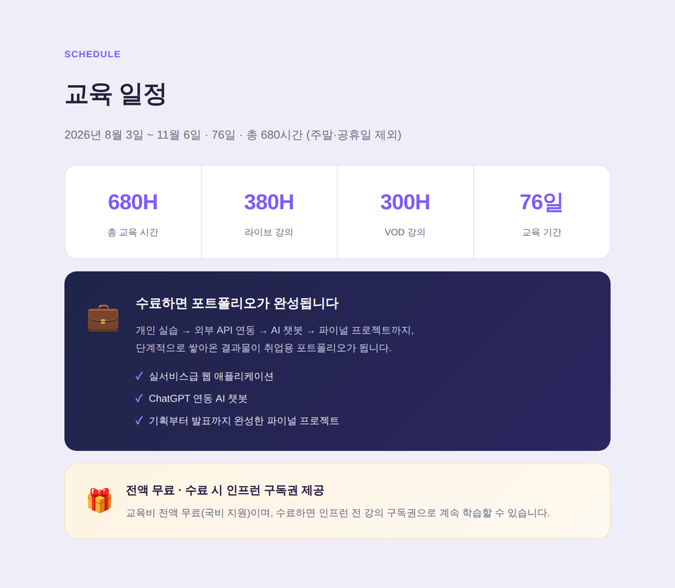 로드맵_5_교육일정