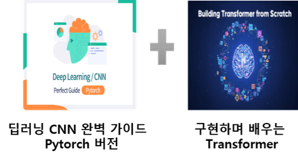 딥러닝 Pytorch, 기초부터 CNN 그리고 Transformer까지 구현하며 성장하기 로드맵 썸네일