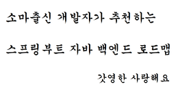 진짜 노베이스! 소프트웨어 마에스트로 출신 개발자가 추천하는 *필요한 것 만* 담은 자바 백엔드 로드맵