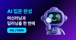 머신러닝과 딥러닝을 한방에, AI 기본부터 실전 전문가로 거듭나기