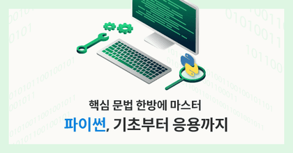 기초부터 응용까지, 한 방에 끝내는 파이썬 (Inflearn Original) roadmap thumbnail