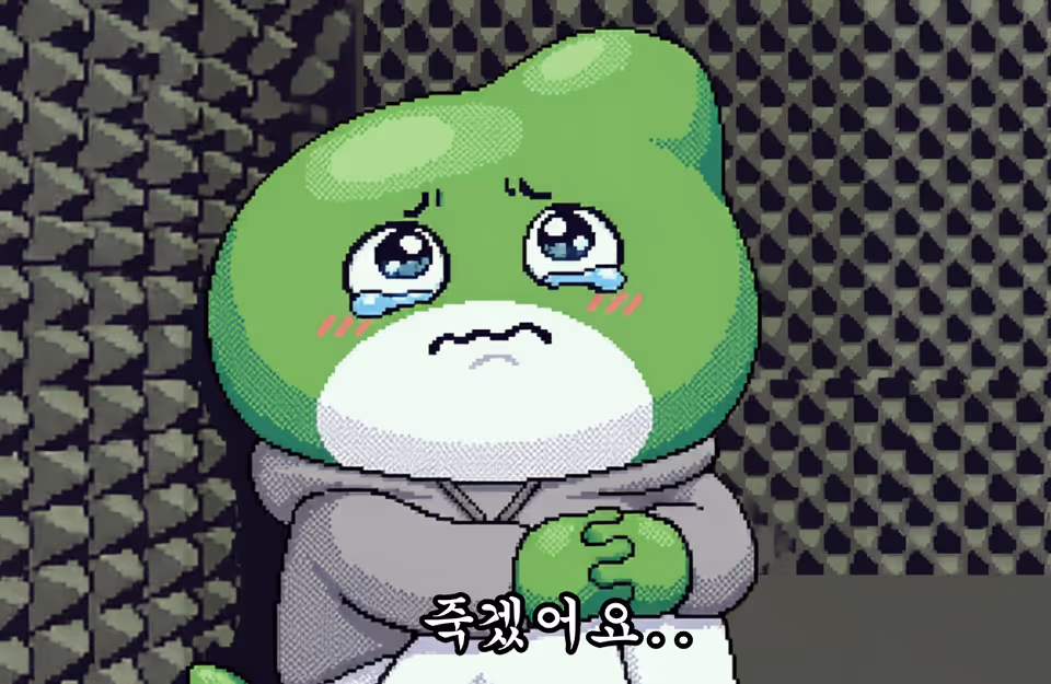 혼자 공부하다 지친 학습자의 모습