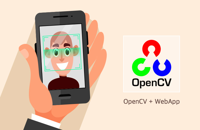 OpenCV + WebApp (얼굴 눈 검출 웹앱만들기) 강의 이미지