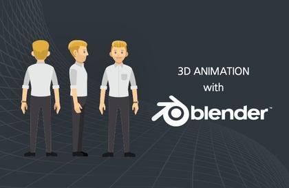 블렌더(Blender)를 활용한 3D 캐릭터 애니메이션 만들기강의 썸네일