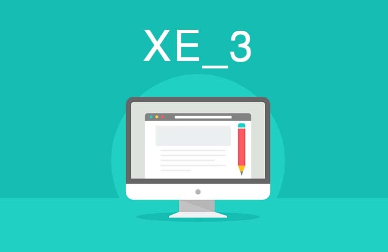 XE3 사이트제작 튜토리얼